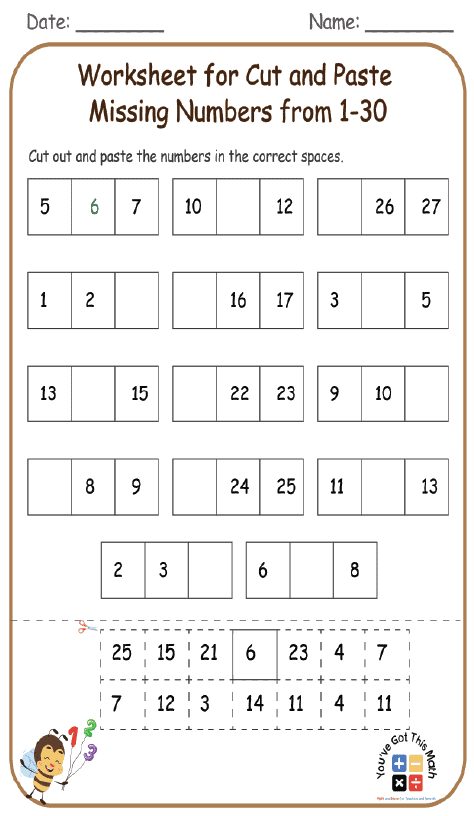 Fun Counting Worksheets Free Printable