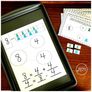 Subtraction Games | Printable | No-Prep | Free | Christmas Theme