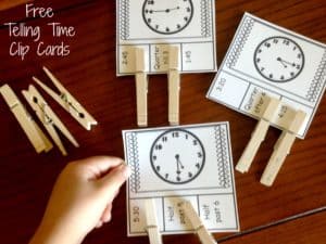 Here's A Printable Time Game To Practice Telling Time