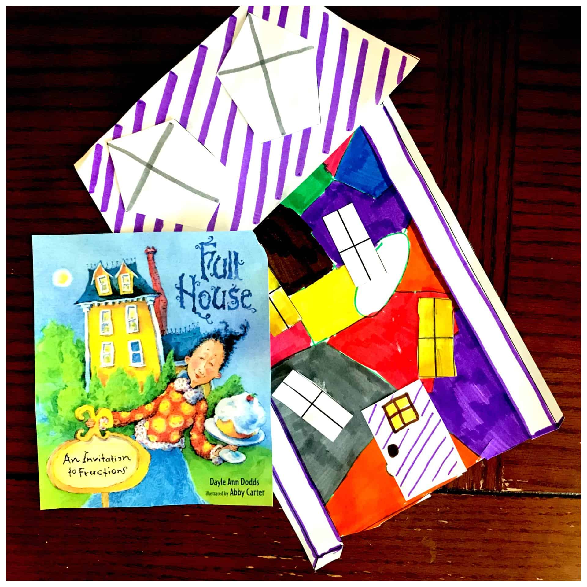 Fraction Craft | Inspired by Full House Book | Free Printable
