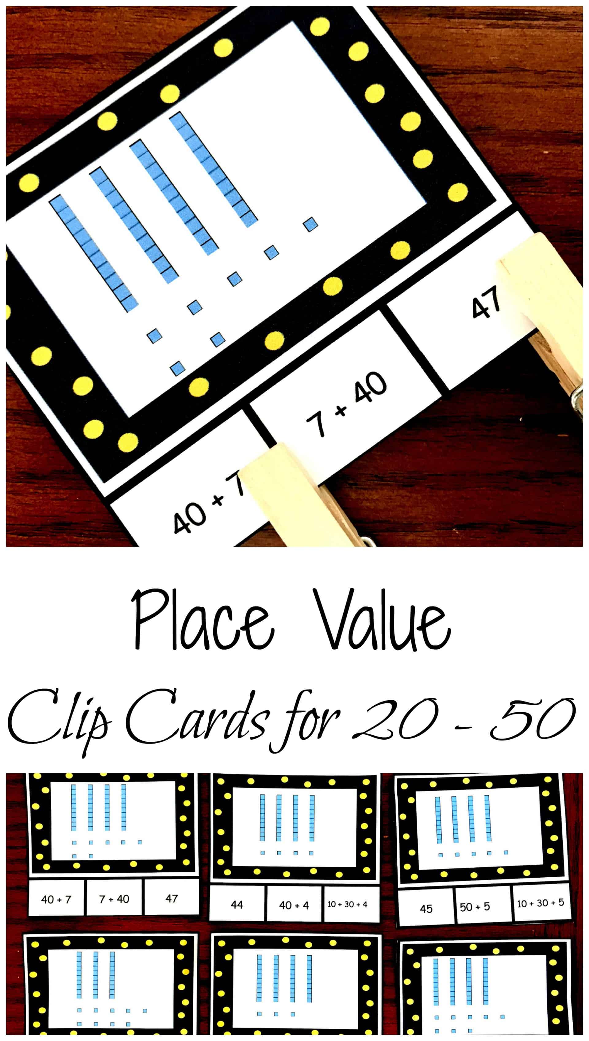 Base ten blocks printable with clothespins on the answers. 