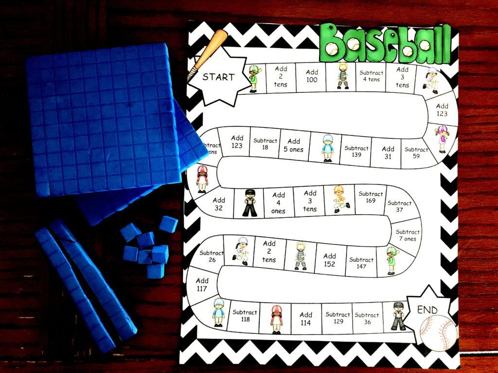 Subtraction Regrouping Game | Free Printable | K-2 Grades