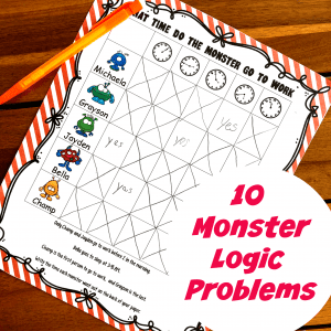 Here Are Free Monster Logic Problems To Get Your Students Thinking