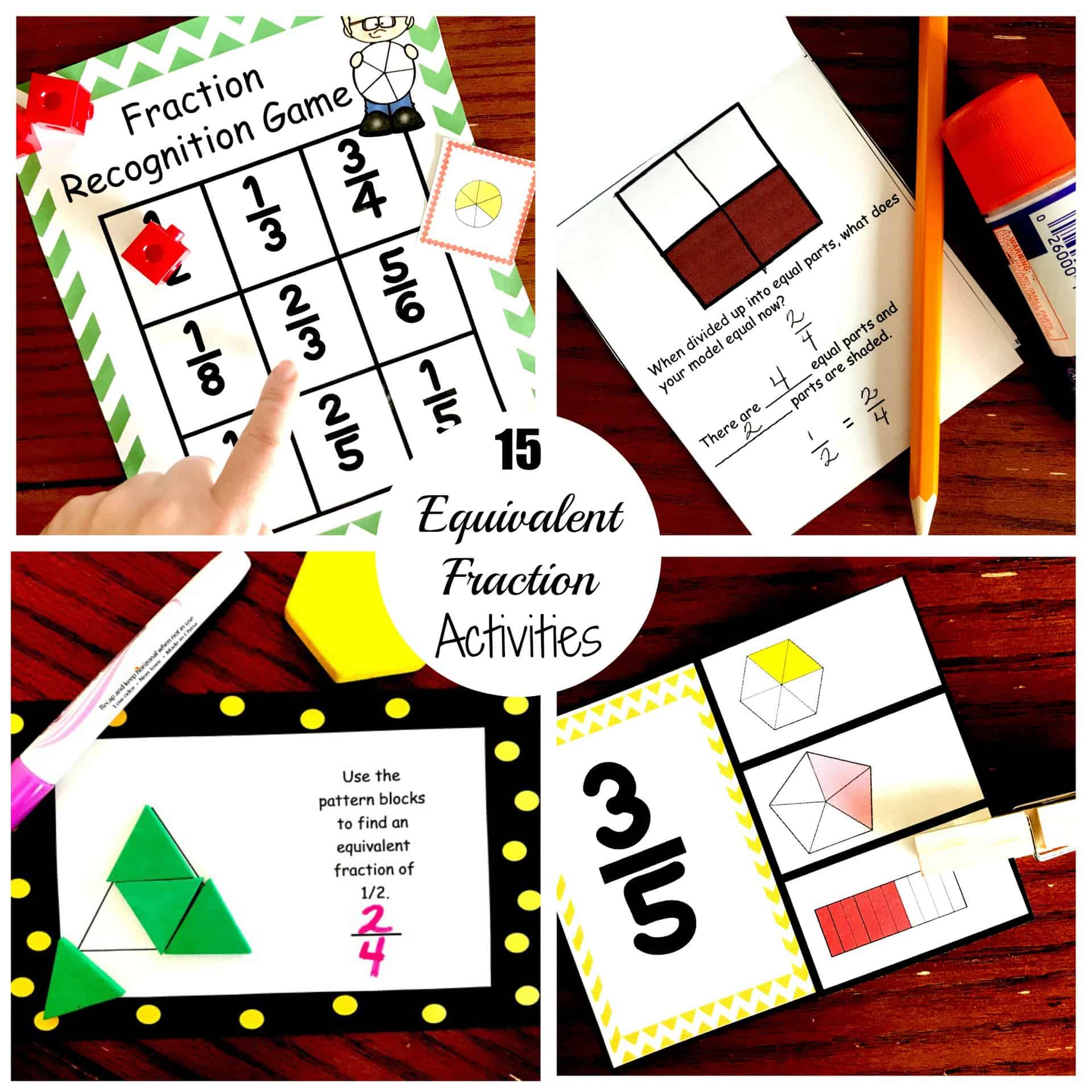 equivalent fractions teaching resources