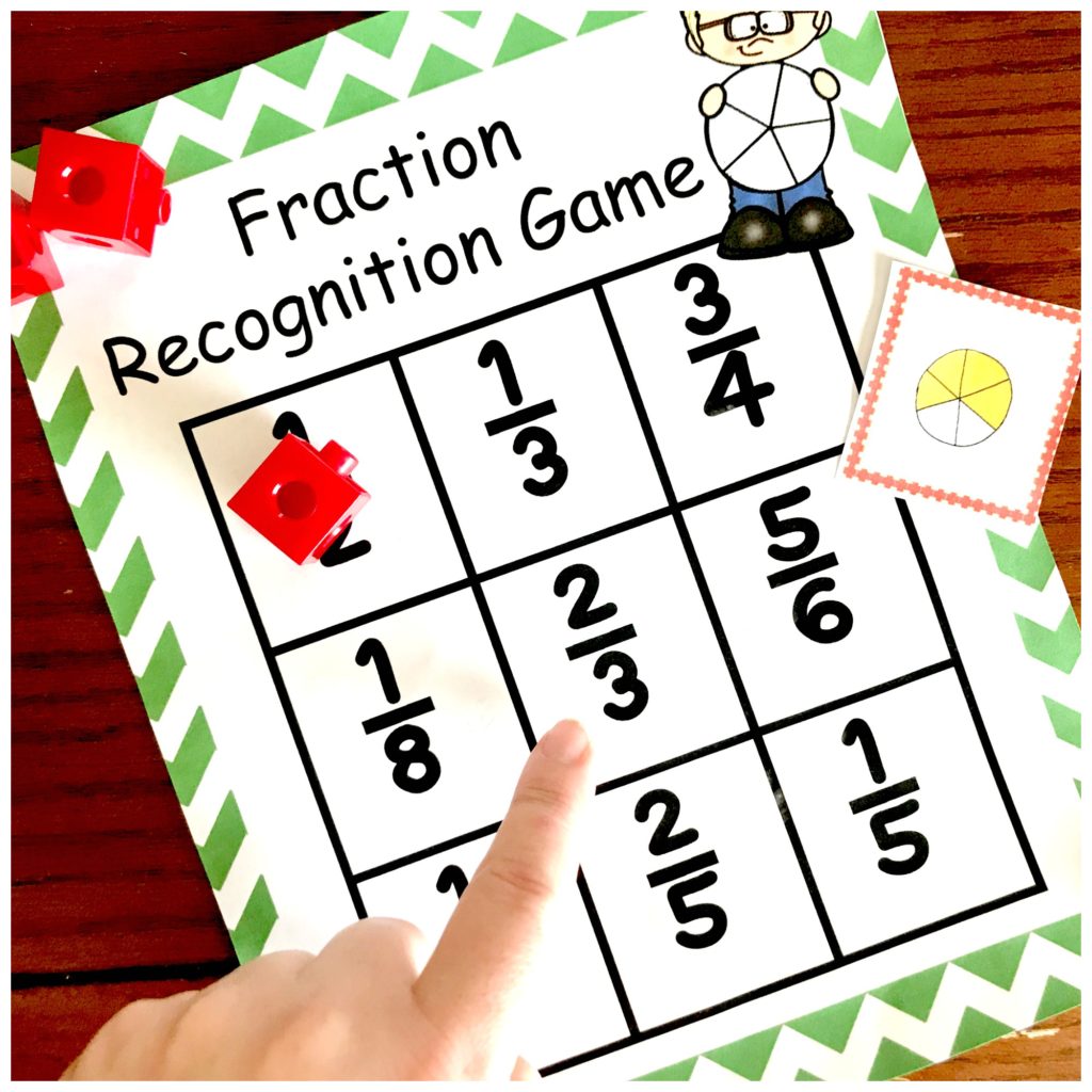 fraction recognition game