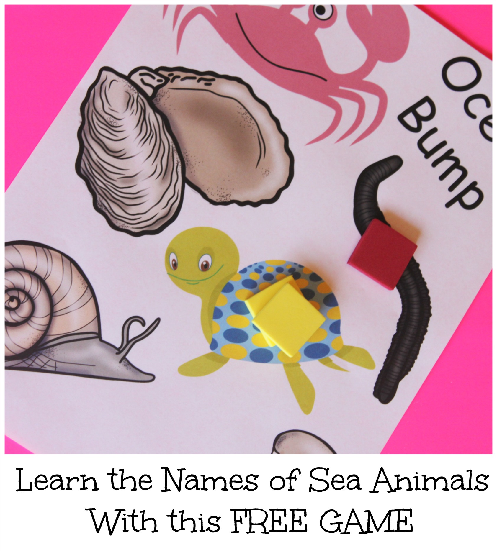 Sea Animals Games | Ocean BUMP Game | Free Printable