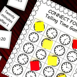 Clock Learning For Kids (Clip Cards or Digital Learning Option)