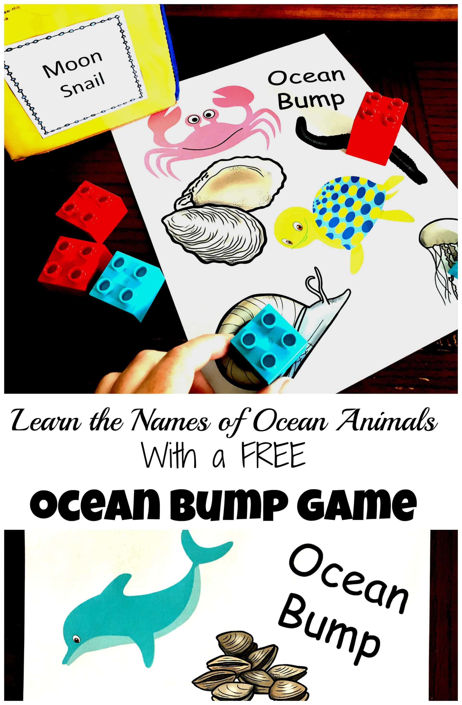 Sea Animals Games | Ocean BUMP Game | Free Printable
