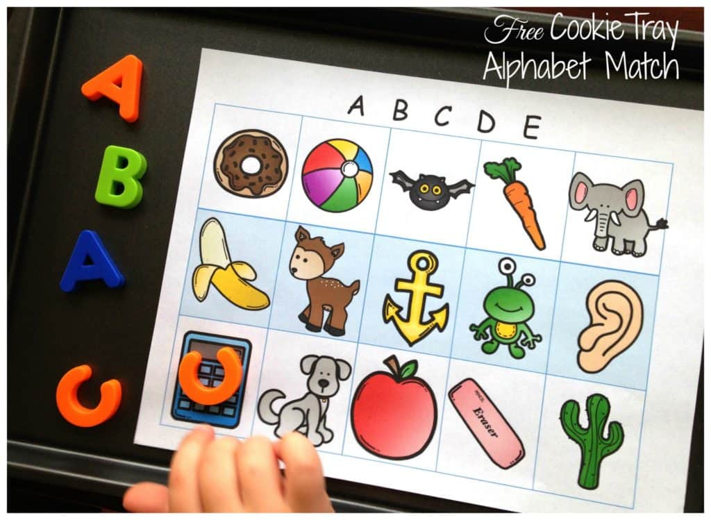 cookie tray alphabet match facebook