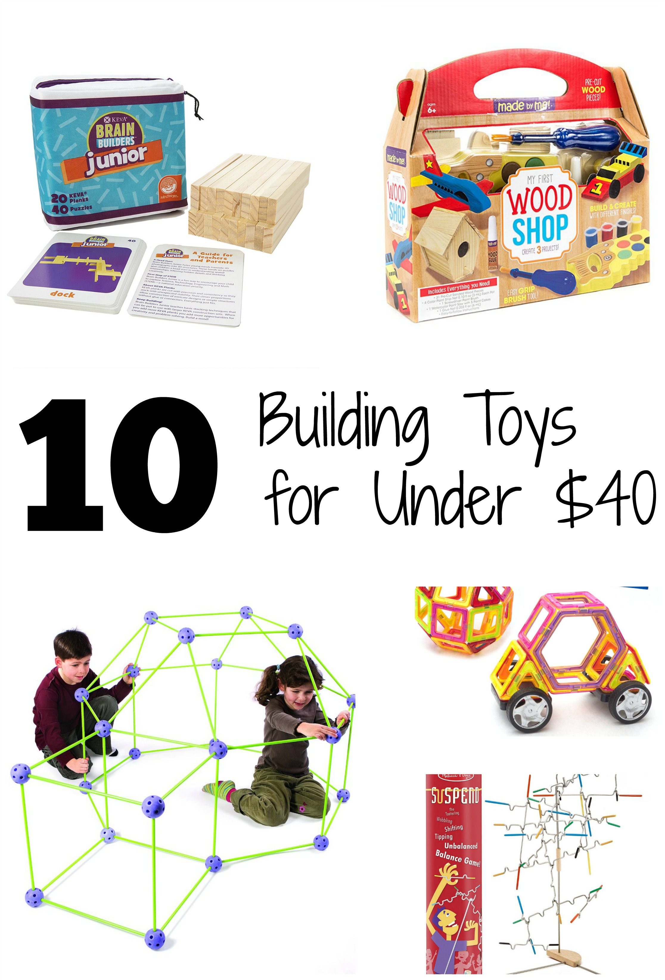  Building Toys for Kids Ages 4-8,Educational Autism Sensory Toys,STEM  Toys for 5 6 7+ Year Old Boys Birthday Gifts,Erector Set Construction  Building Blocks,Creative Learning Games STEM Kits Activities : Toys 