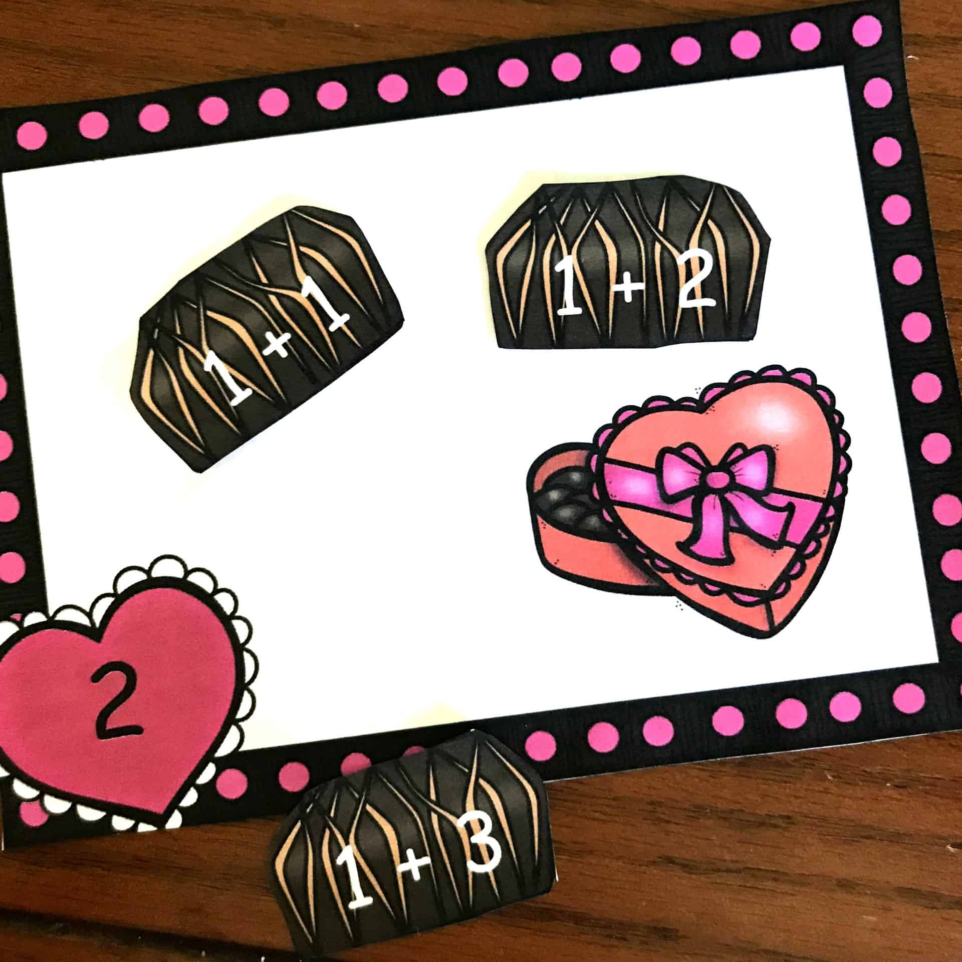 5 Valentine’s Day Math Centers for Adding Within 10