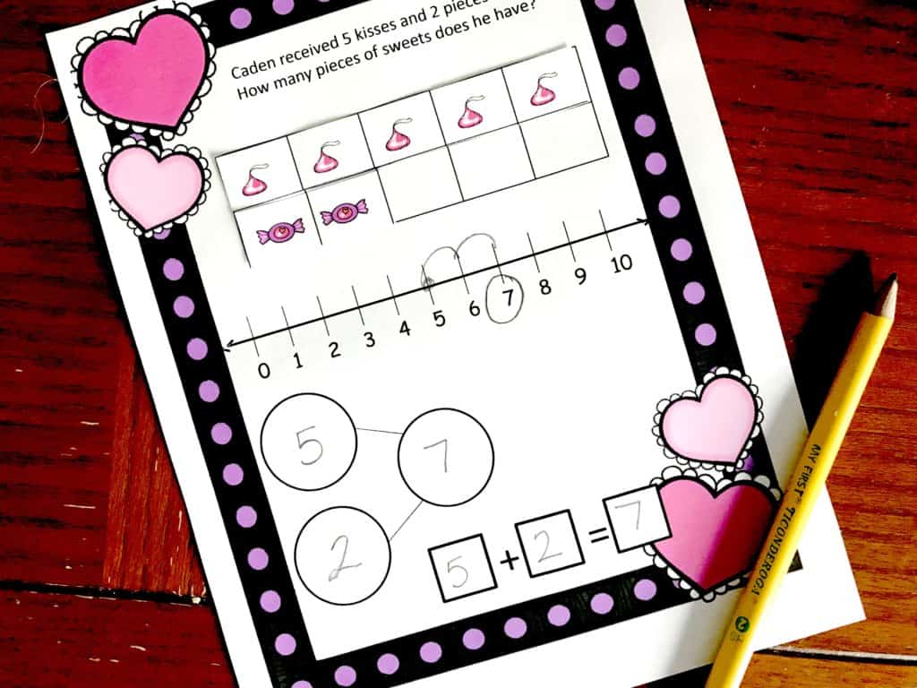 Eight FREE Decomposing Numbers to 10 Worksheets