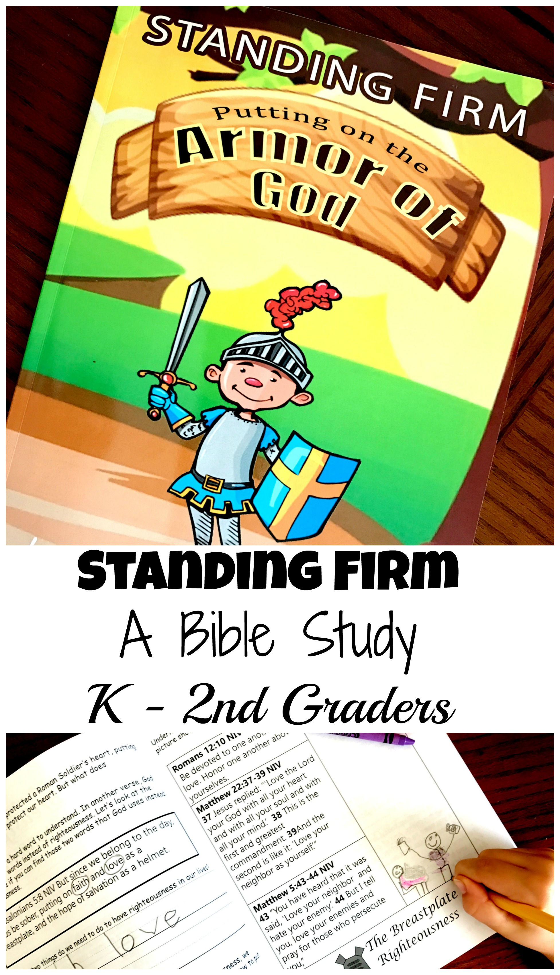 Bible Study for K- 2nd Graders - Standing Firm: Putting on the Armor of God