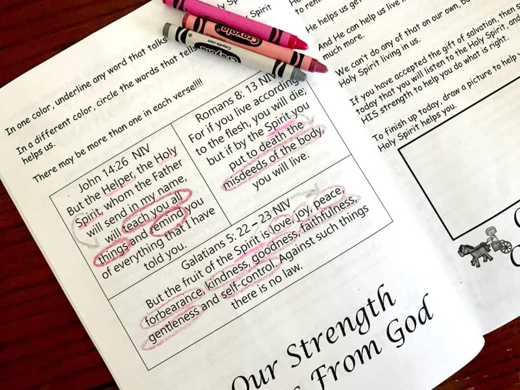 Bible Study for K- 2nd Graders - Standing Firm: Putting on the Armor of God