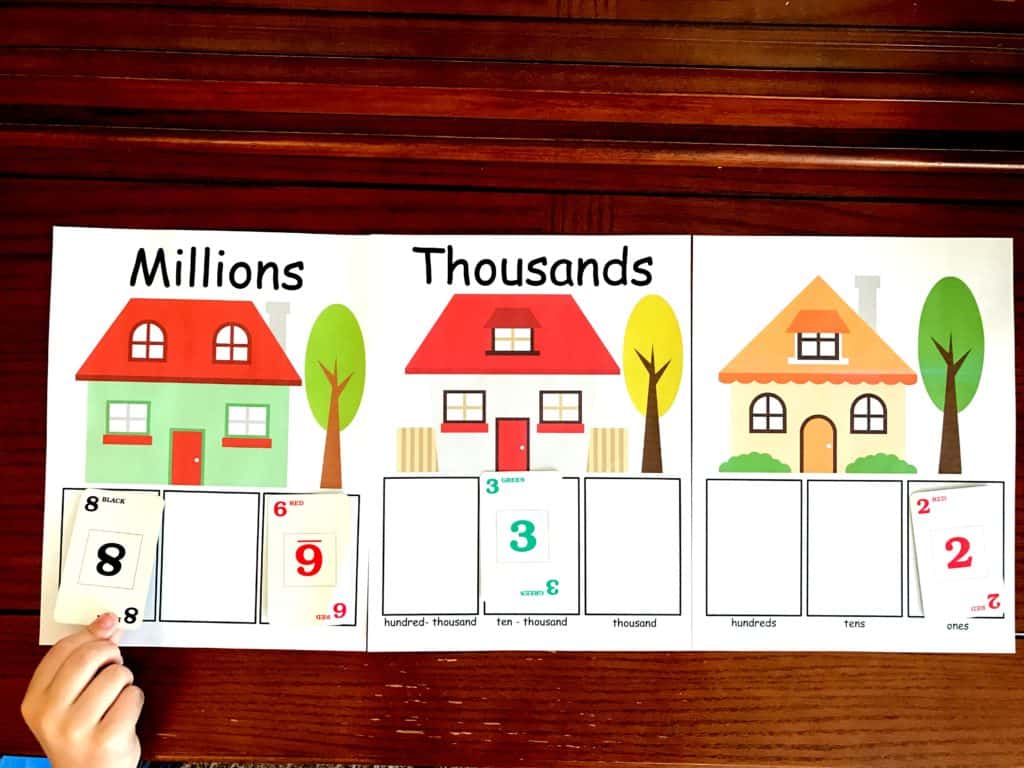 Help Your Kids Learn Large Numbers With A Place Value Game Printable