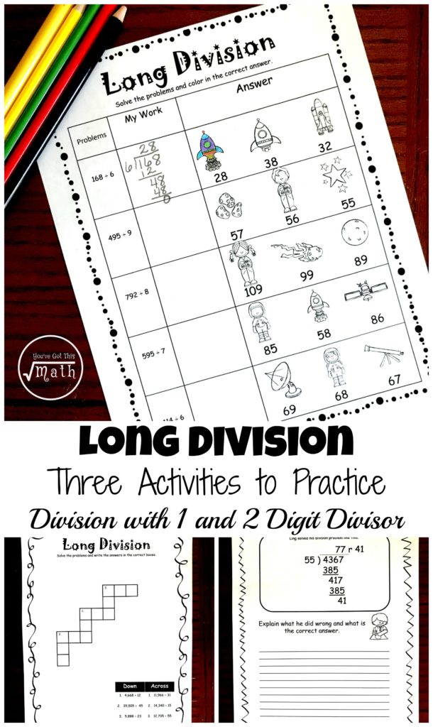 How to Practice Long Division in a Fun, Engaging Way (Free Division Puzzles)