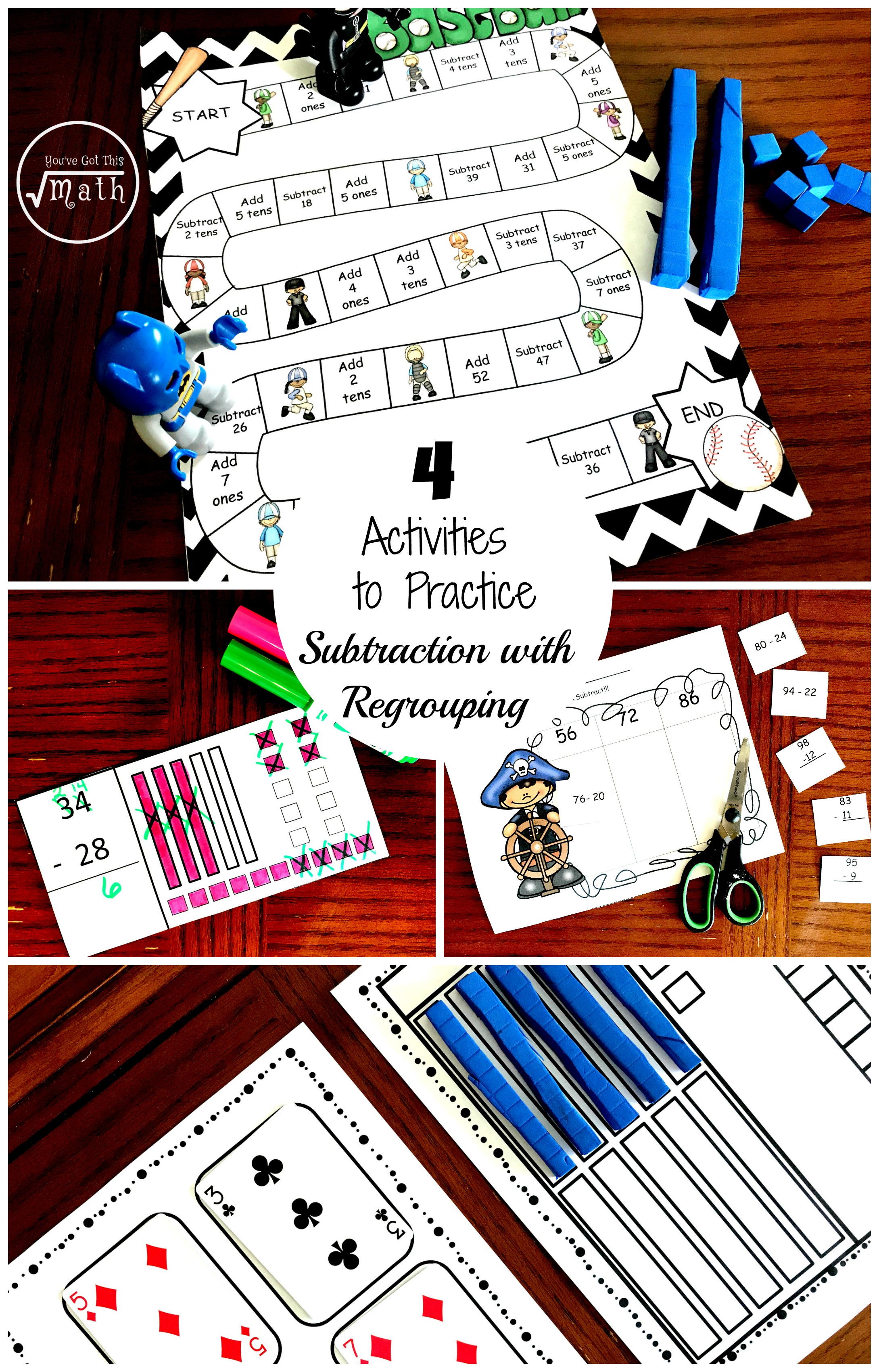 4 Activities To Practice Subtracting With Regrouping You ve Got This Math