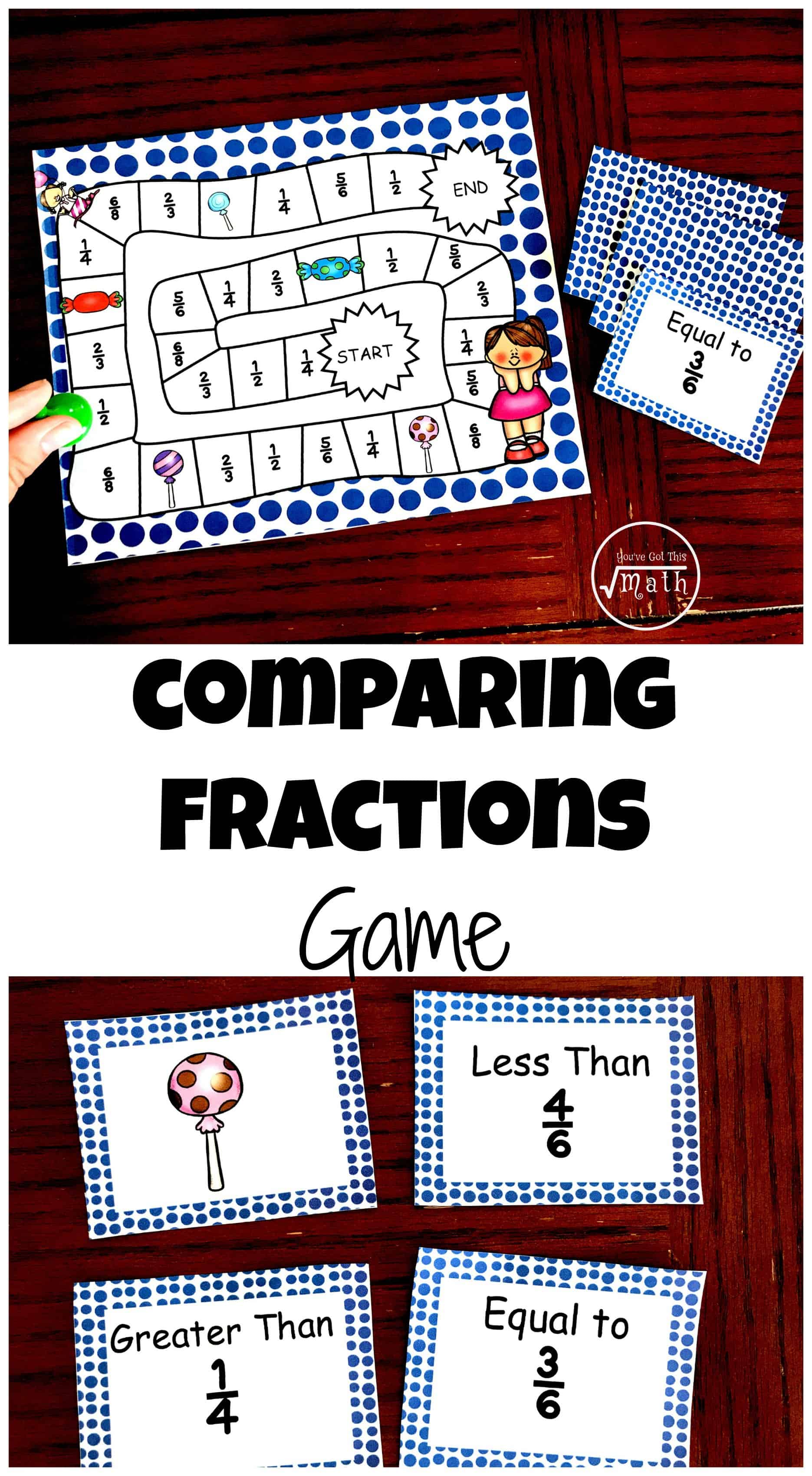 comparing fractions game