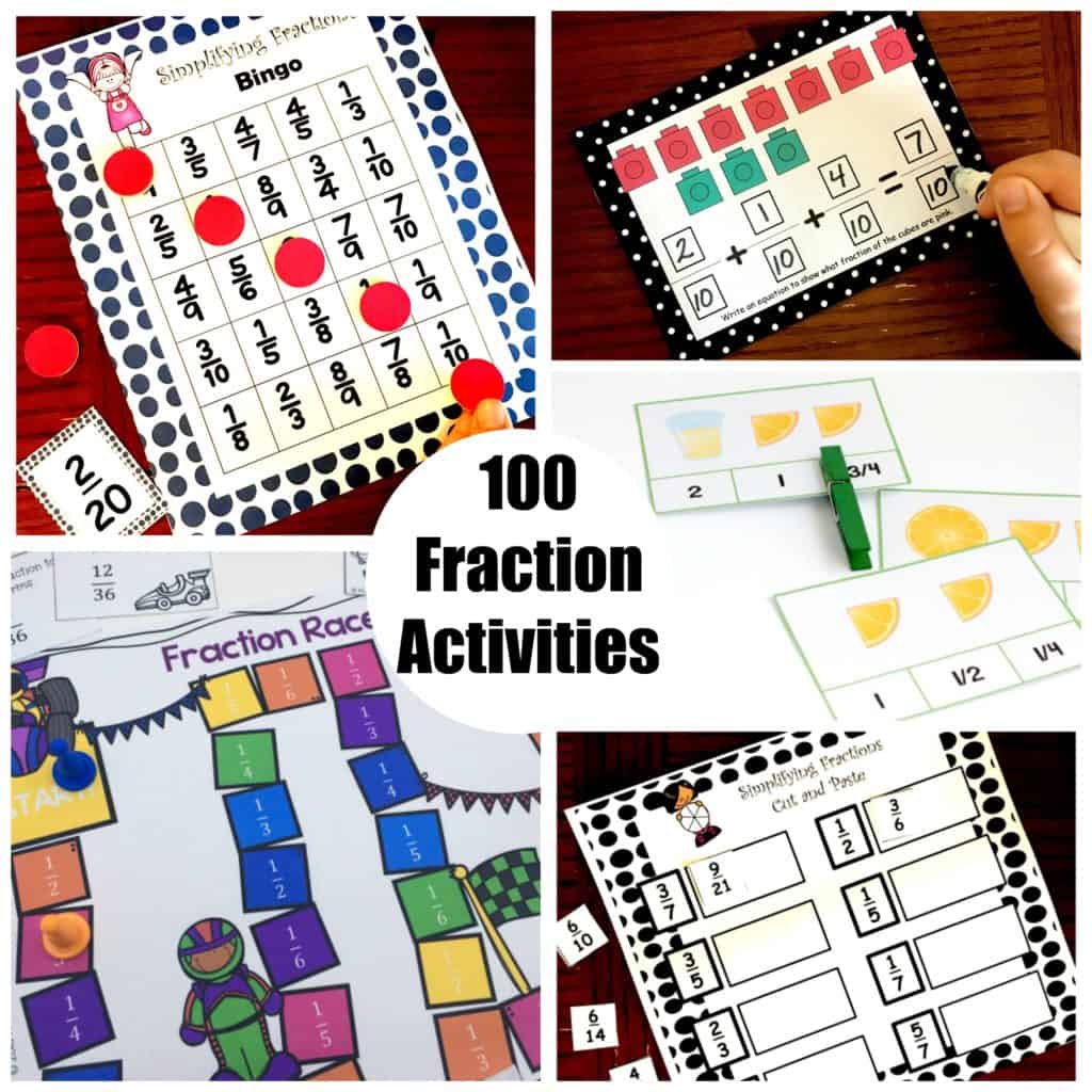 check out these 100 fraction activities to master fractions