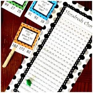 5 FREE Cut and Paste Printables for Missing Numbers on a Hundreds Chart