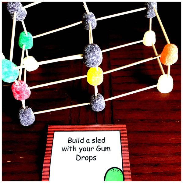 24 Gum Drop STEM Activities: Free Printable