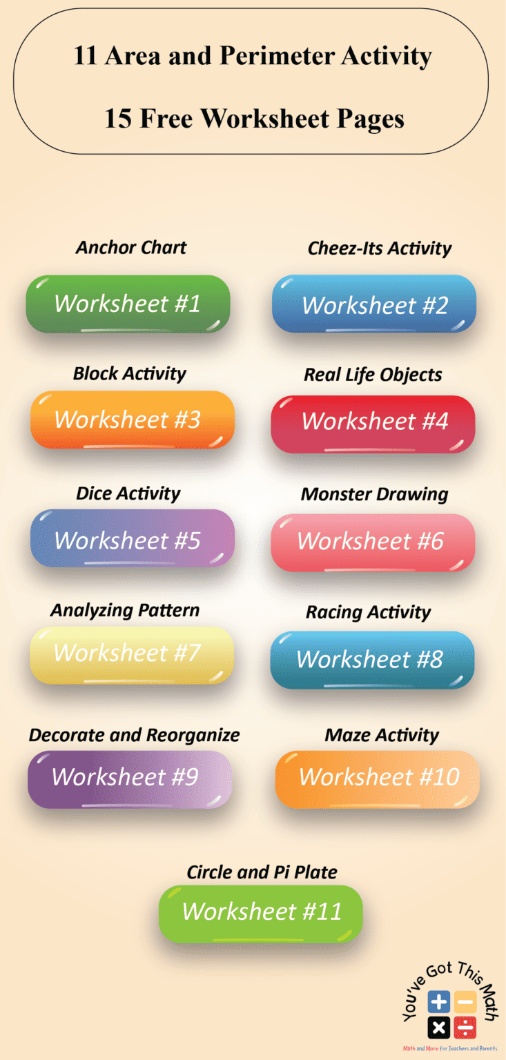 11 Free Area And Perimeter Activity Related Worksheets