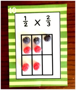 One Free, Hands - On Multiplying Fractions Activity