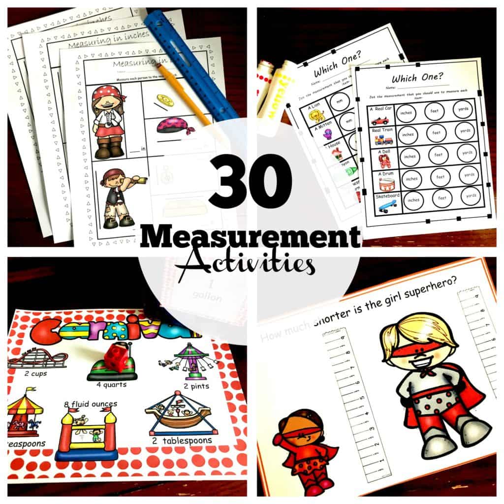 Two Simple Measurement Word Problems Worksheets