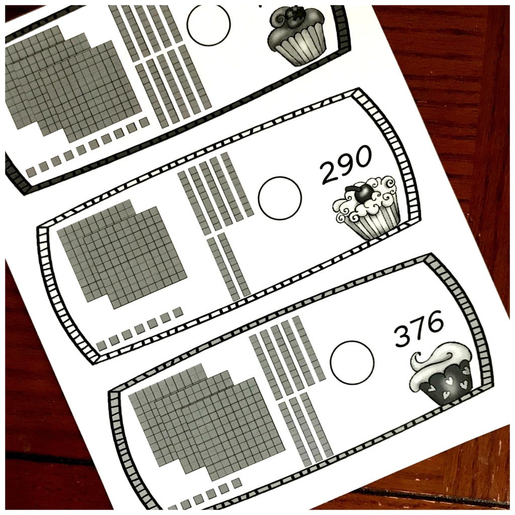 FREE Comparing Numbers with Base Ten Blocks Worksheets