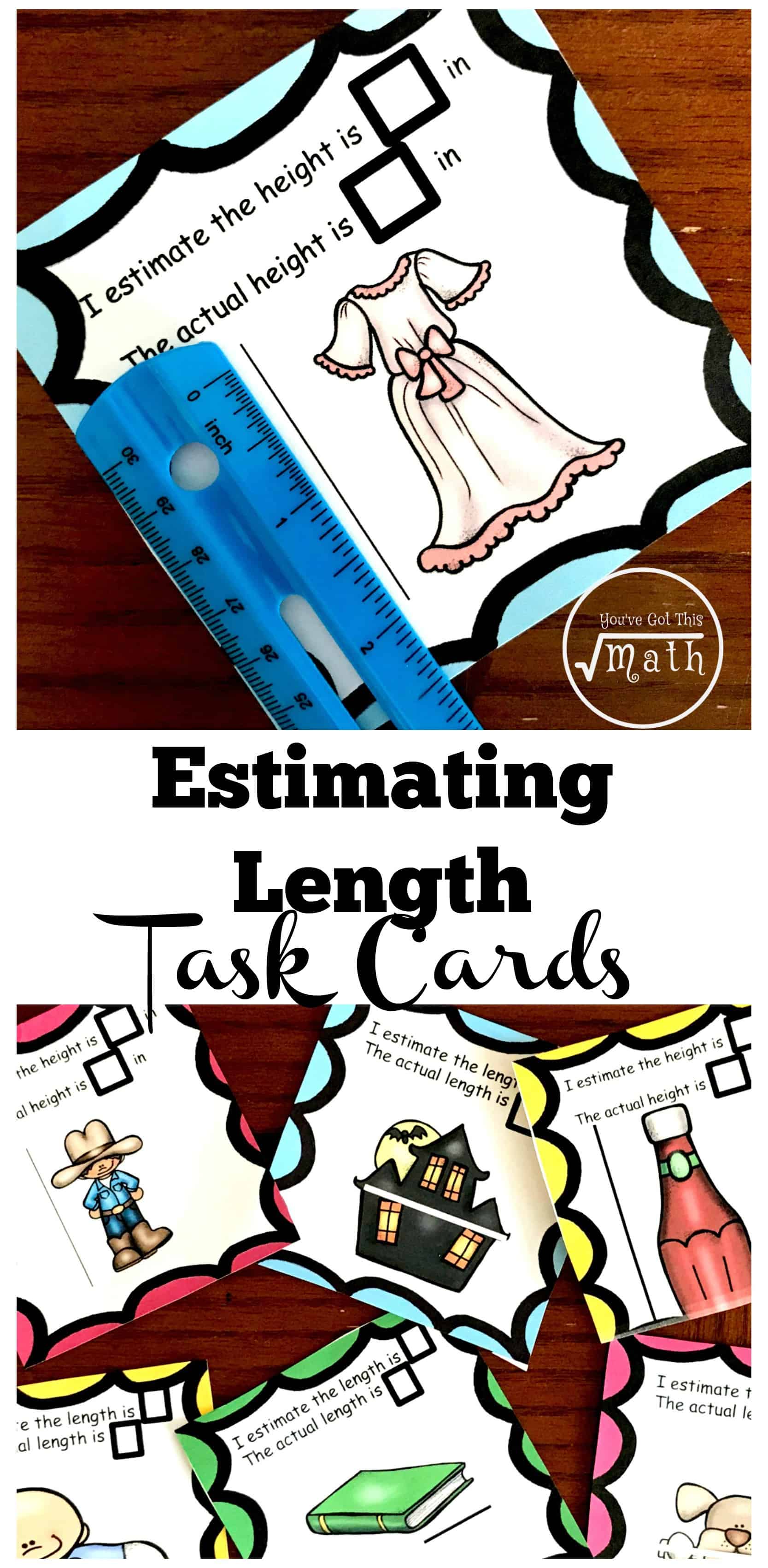 Grab your FREE Estimating Length Worksheets For Centimeters and Inches