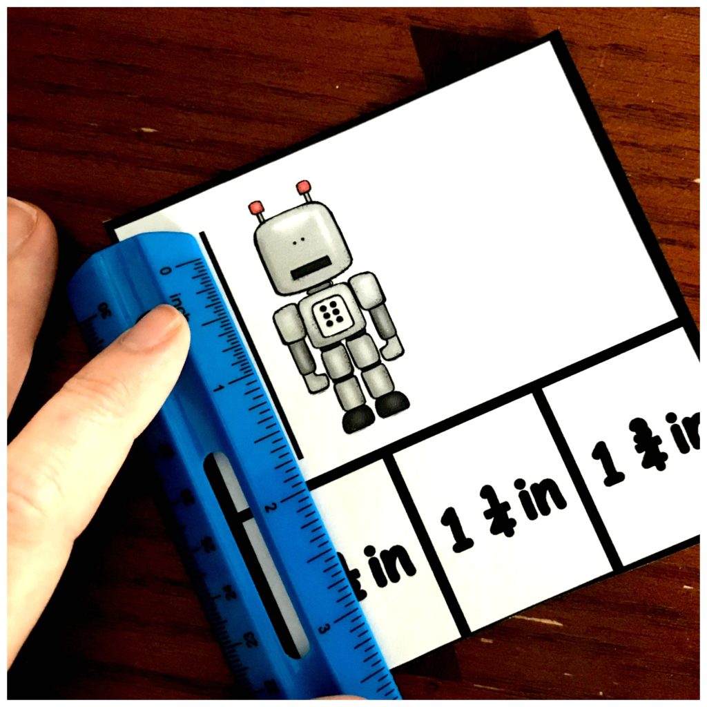 40 Measuring Lines Clip Cards to Make Measurement For Kids Fun