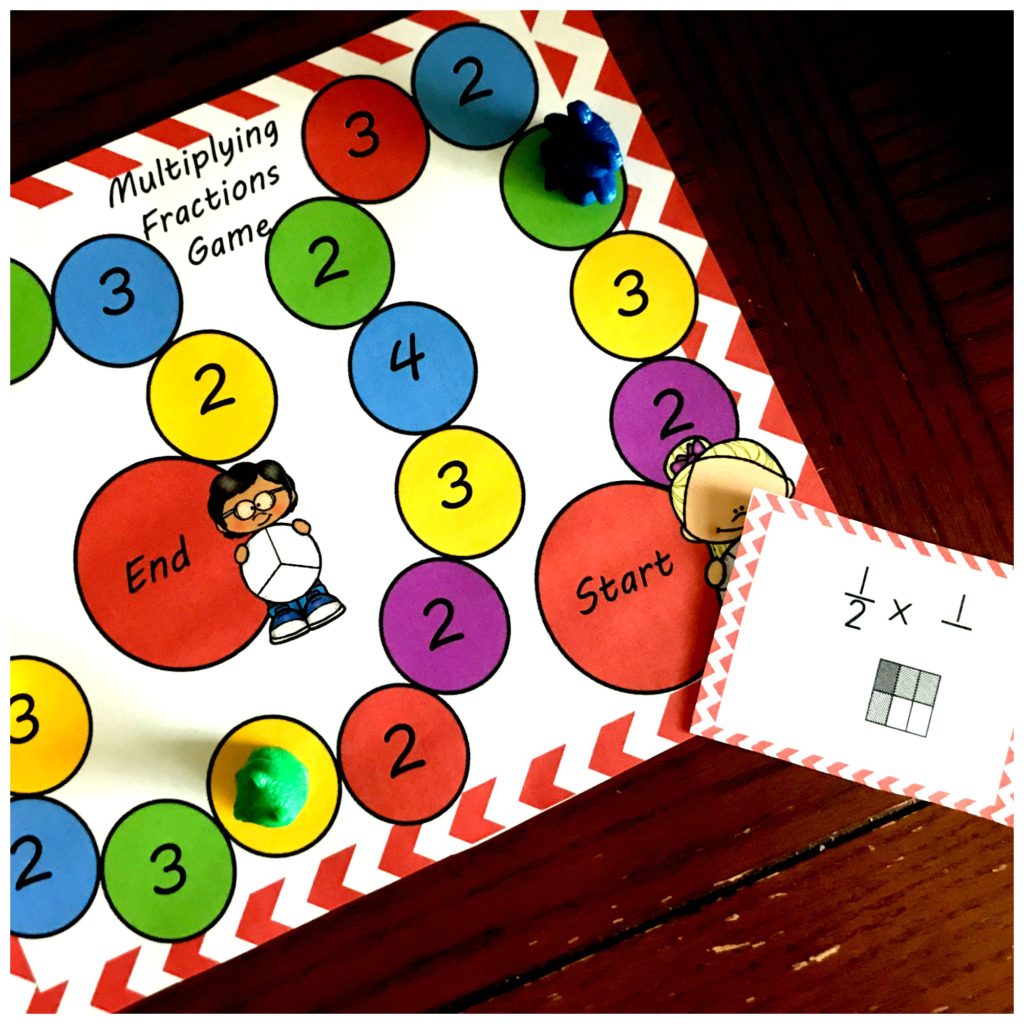 Free Printable Fraction Game For Multiplying Fractions