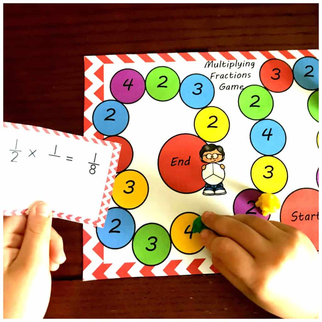 Free Printable Fraction Game For Multiplying Fractions
