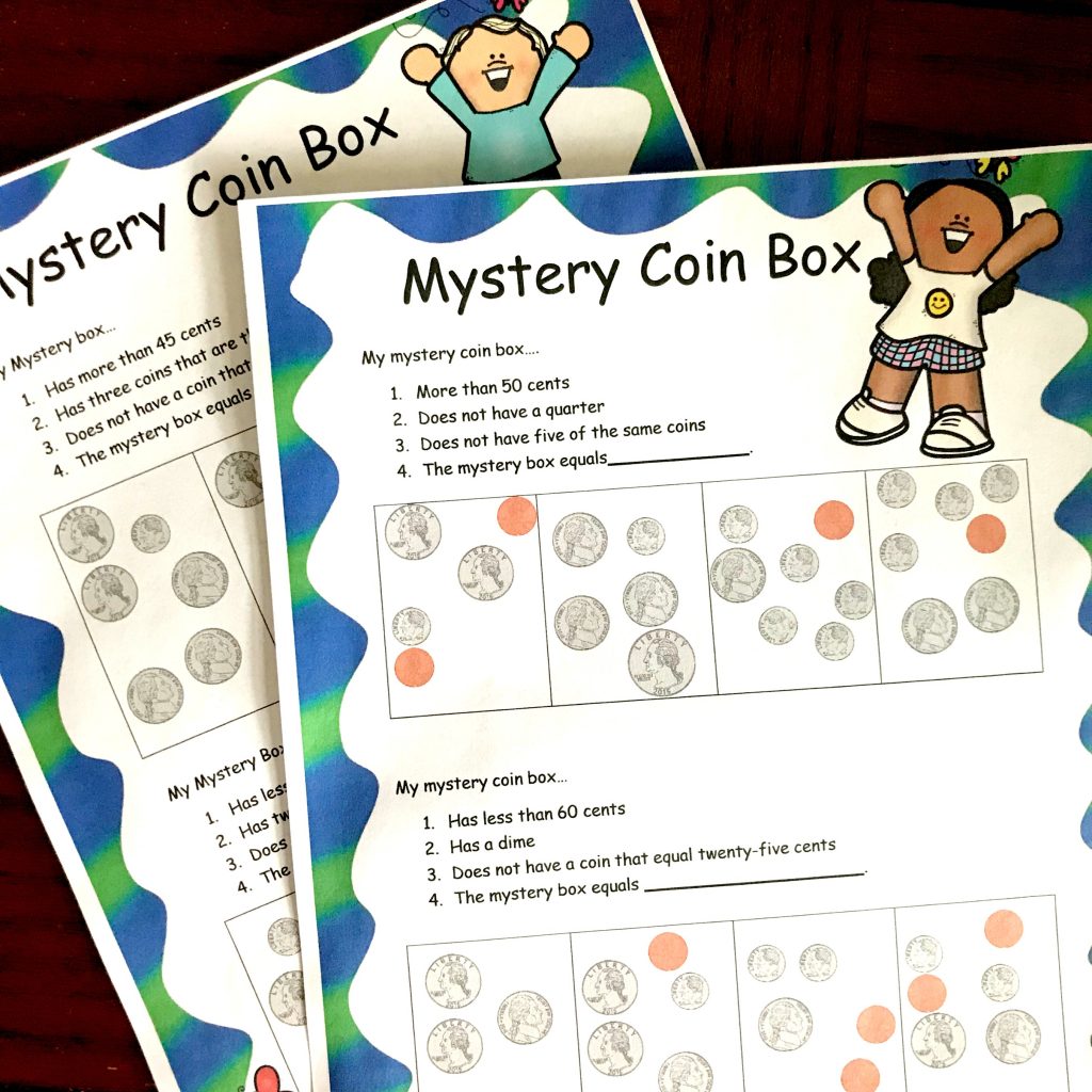 2 Free Counting Coin Worksheets With a Fun Twist