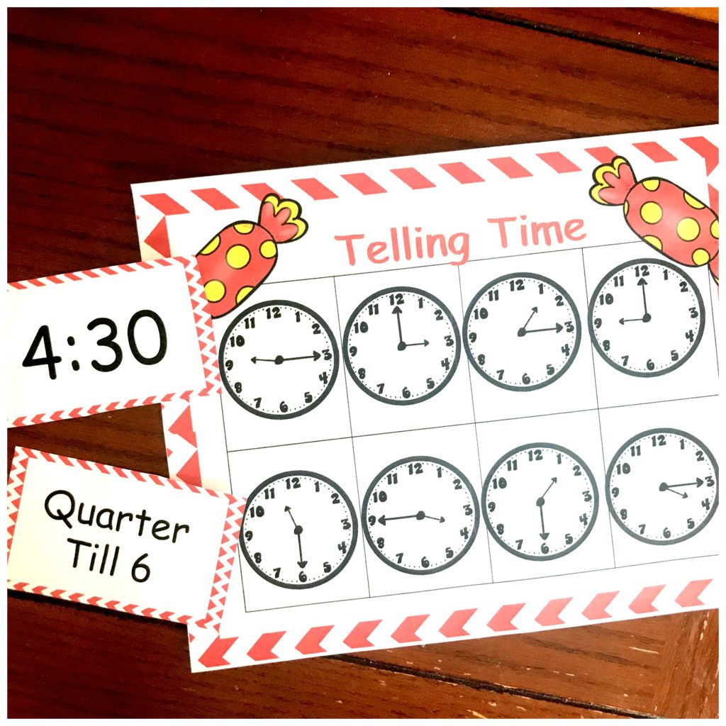 3 Leveled Bingo Game To Practice Telling Time