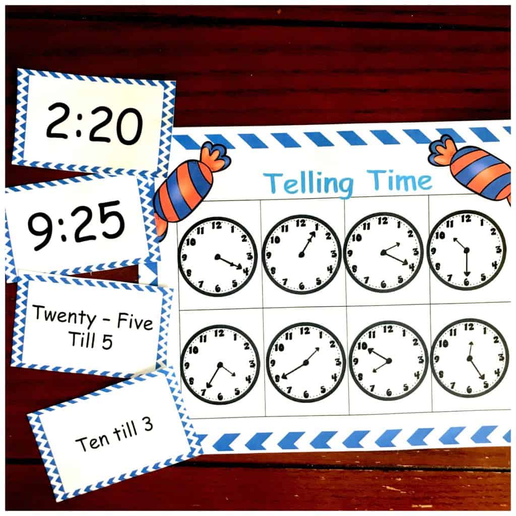 3 Leveled Bingo Game To Practice Telling Time
