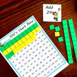One Easy Game For Adding Tens On A Hundreds Chart