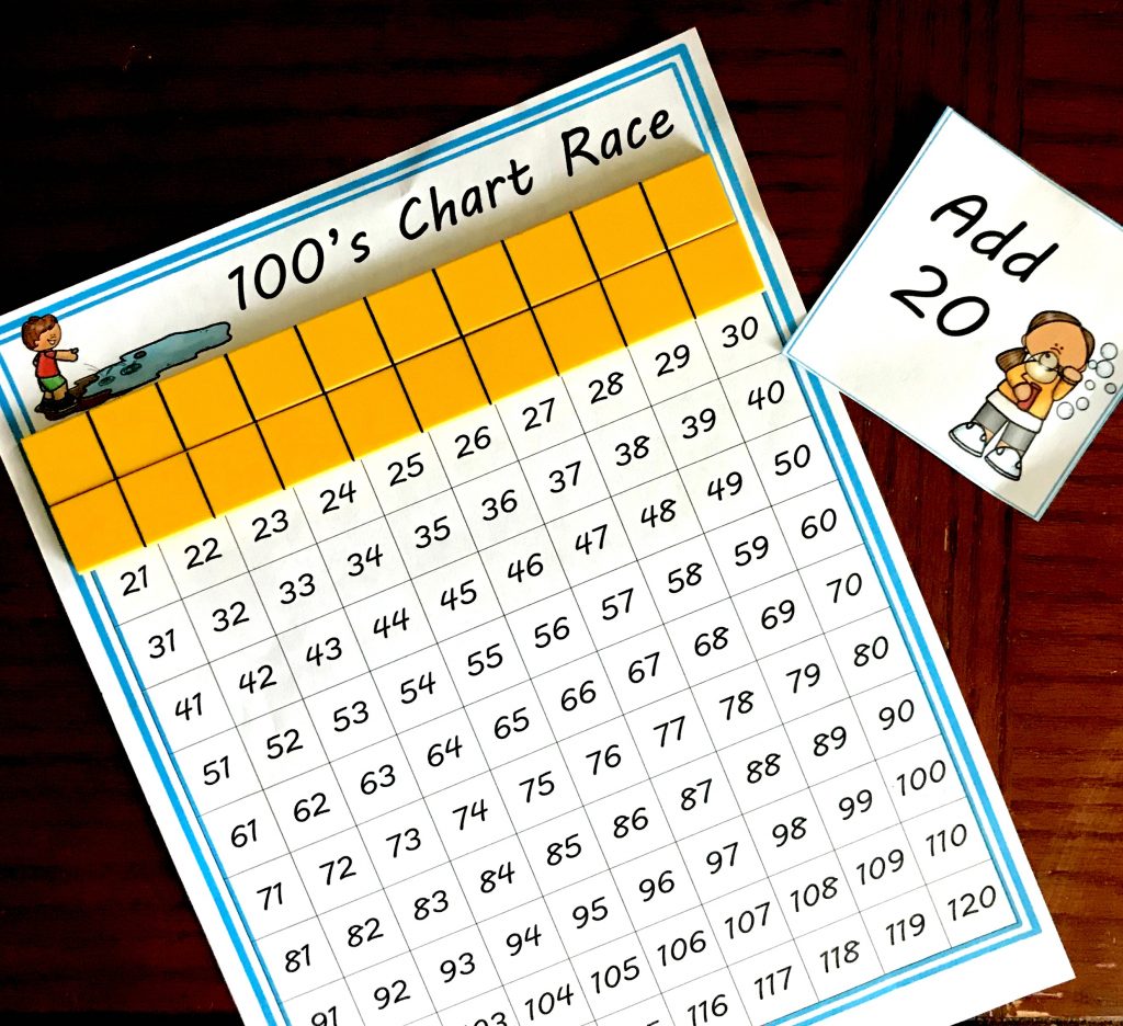 5 FREE Hundreds Chart with Missing Numbers - Cut and Paste Activities