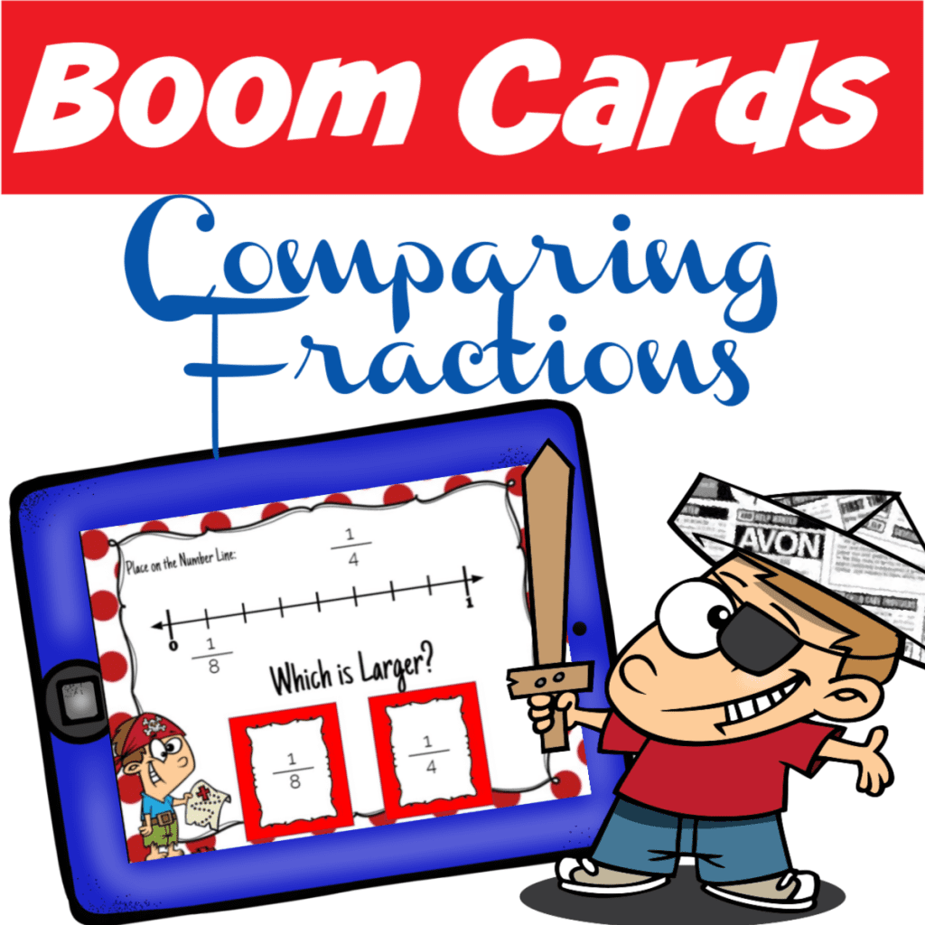 FREE Printable Hands-On Comparing Fractions Activity Using A Number Line