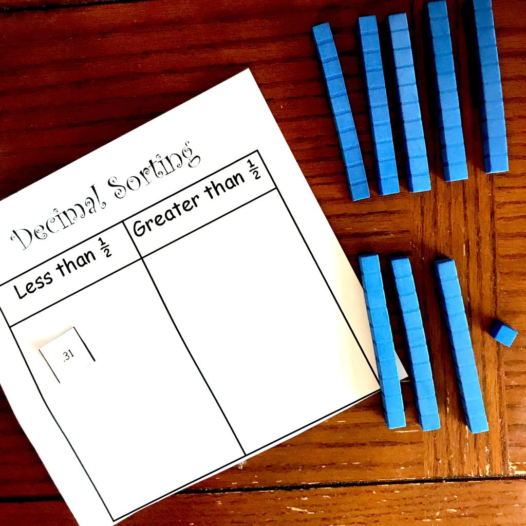 3 Hands-On Decimal Place Value Worksheets