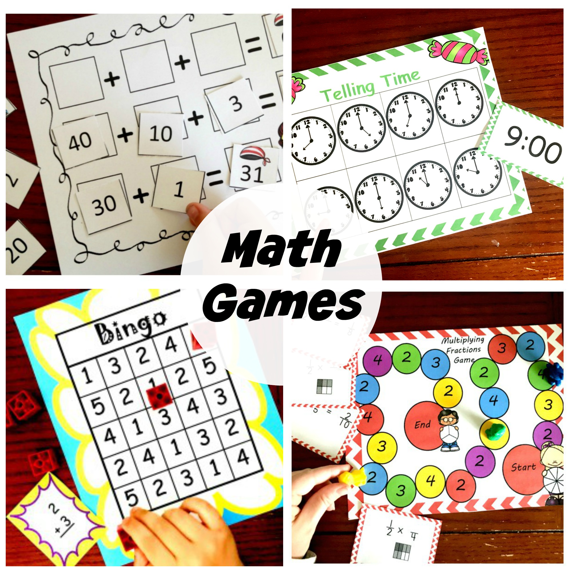 30 Easy Math Games For Practicing Math Concepts and Skills