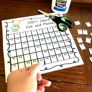 60 FREE Rounding By 10's Clip Cards with a Hundreds Chart
