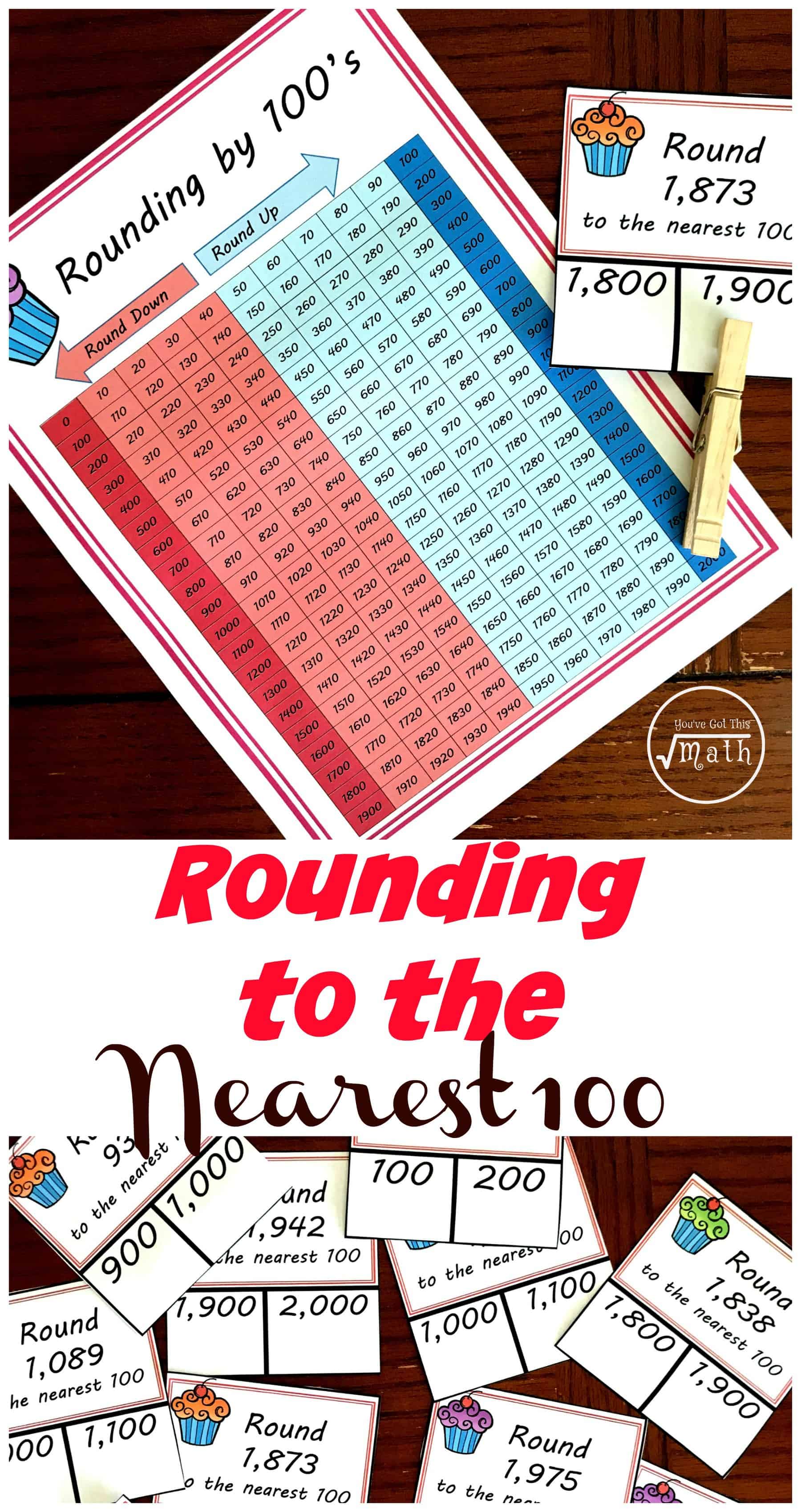 free rounding to the nearest hundred worksheet