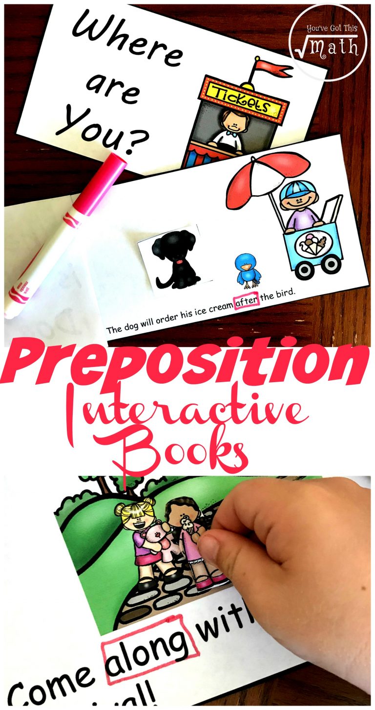 Two Free Teaching Prepositions Cut And Paste Books Two Free Teaching Prepositions Cut And Paste Books