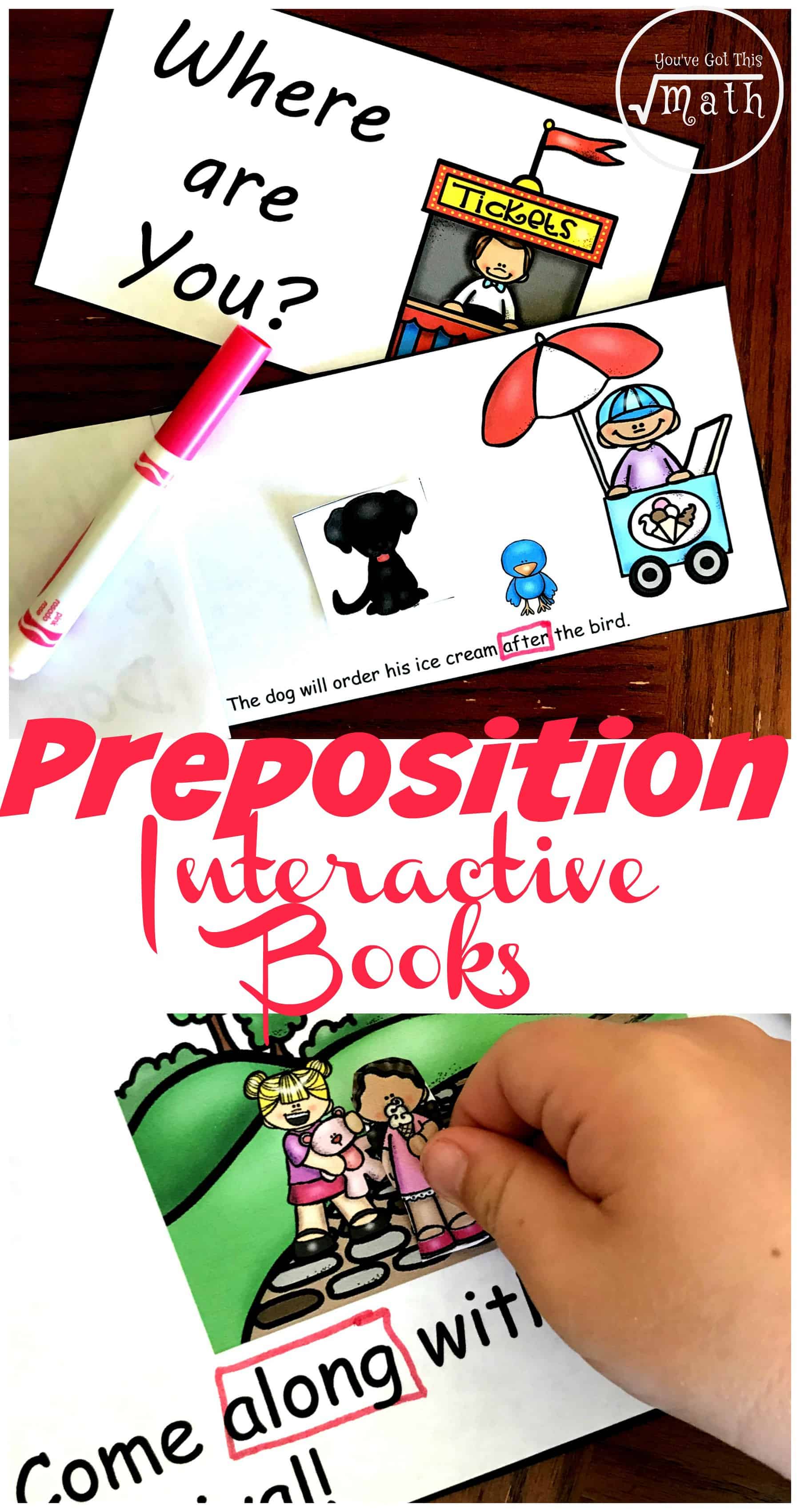 Are you teaching prepositions? These cut and paste books are a fun way for children to identify prepositions in a sentence!