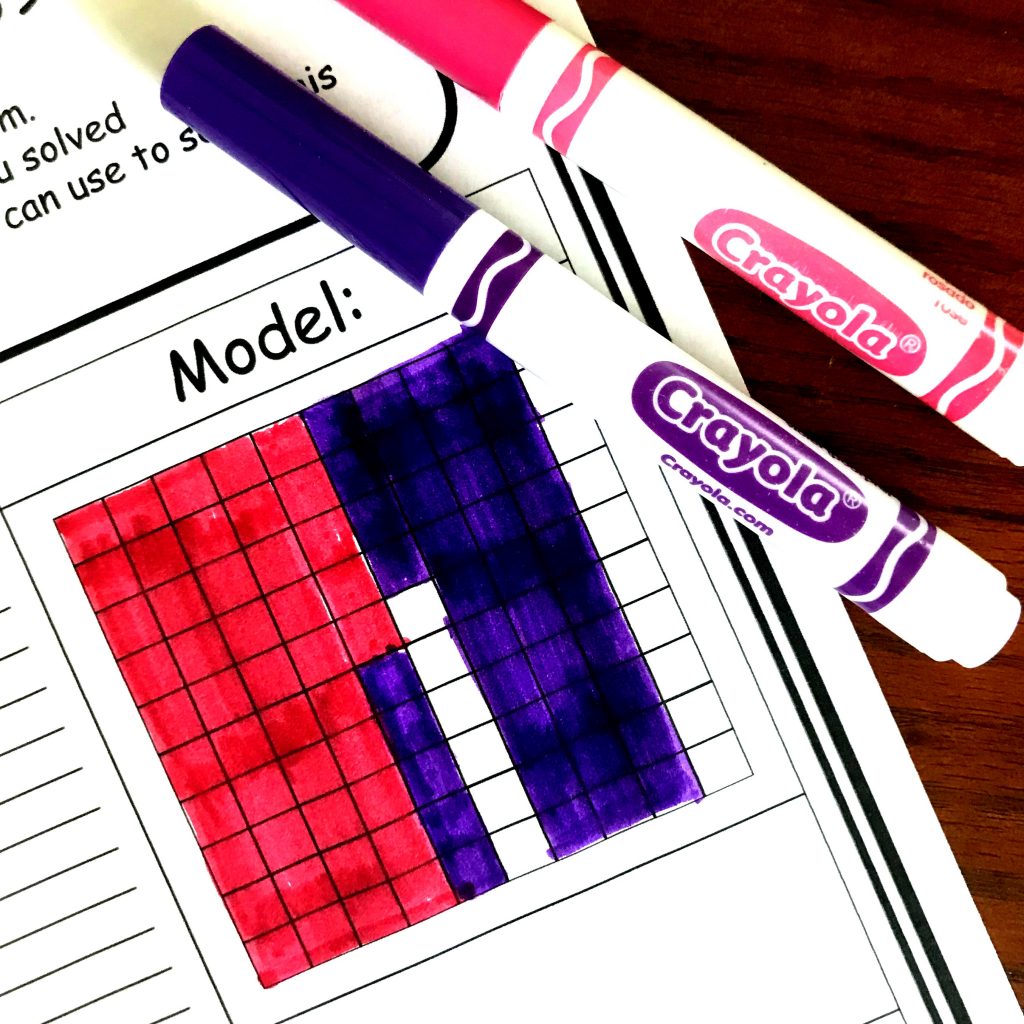 FREE Decimal Addition and Subtraction Worksheets Using Decimal Grids