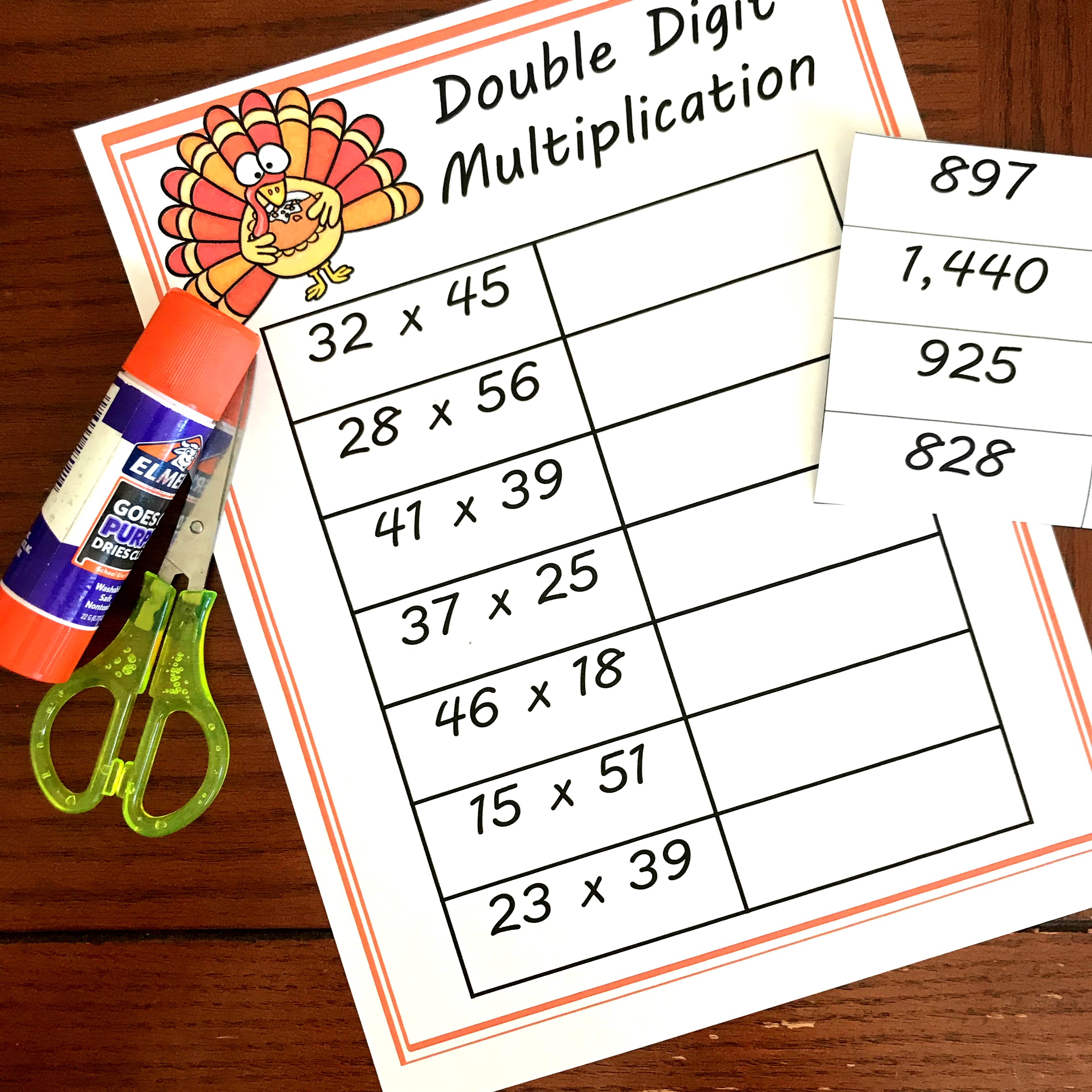 Double Digit Multiplication Fun Worksheets