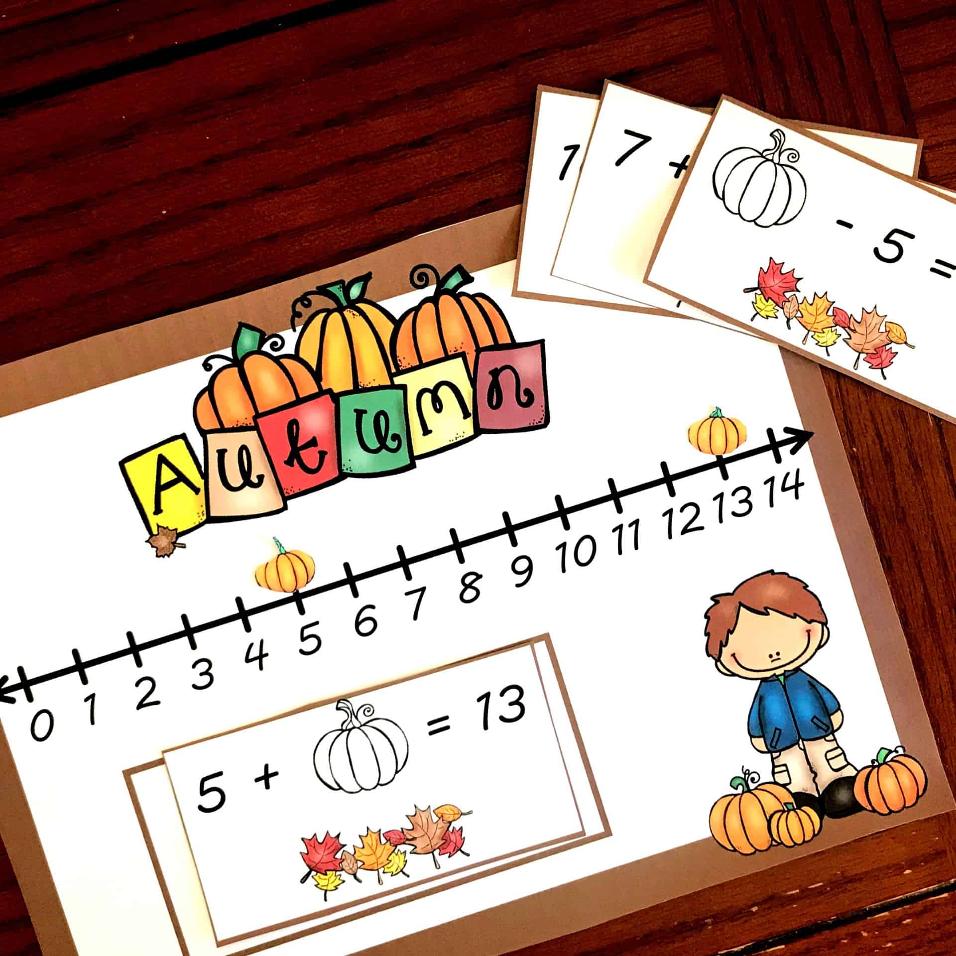 Fill in the Missing Number using a Number Line | Free Printable