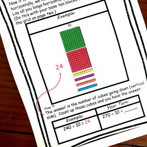 FREE No-Prep Dividing By 10 Game