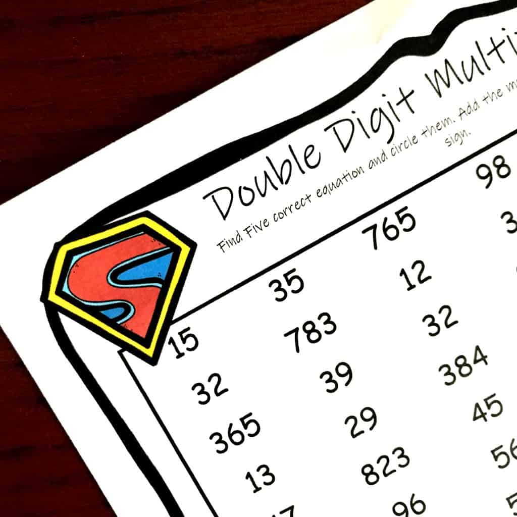 FREE Two Digit Multiplication Worksheets with a Fun Twist